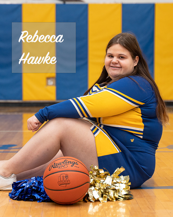 senior Rebecca Hawke