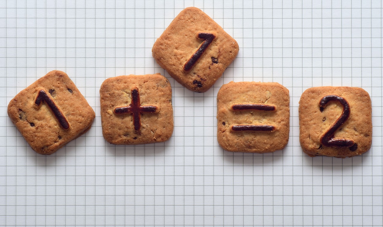 numbers on cookies