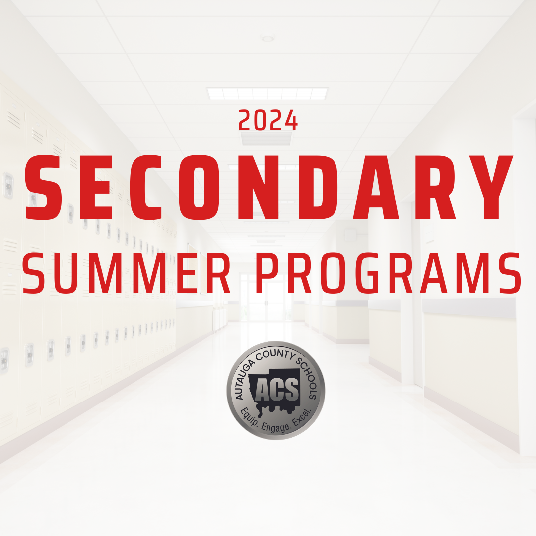 2024 Secondary Summer Programs