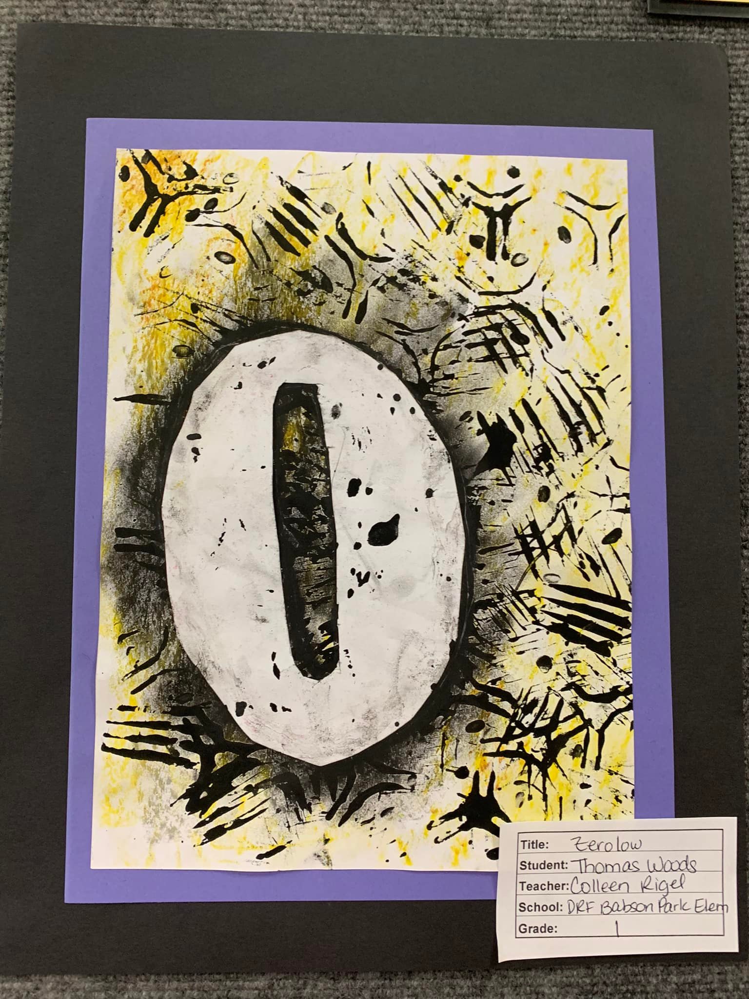 Student art show artwork.