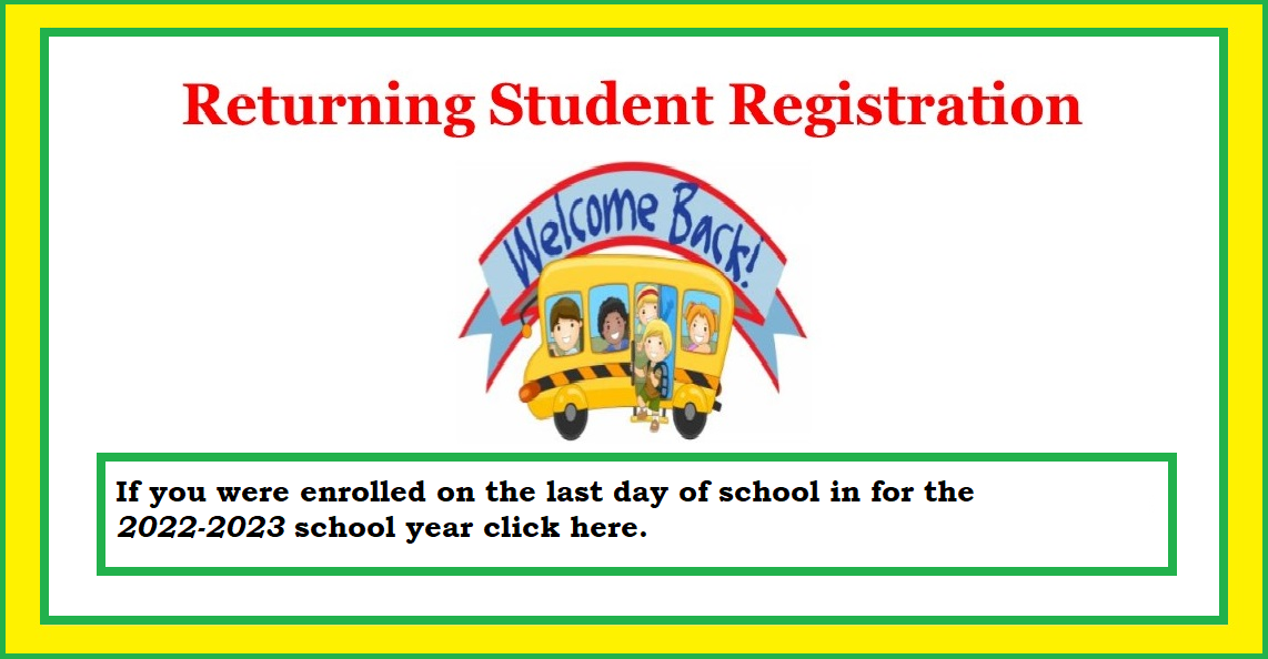 Returning student registration