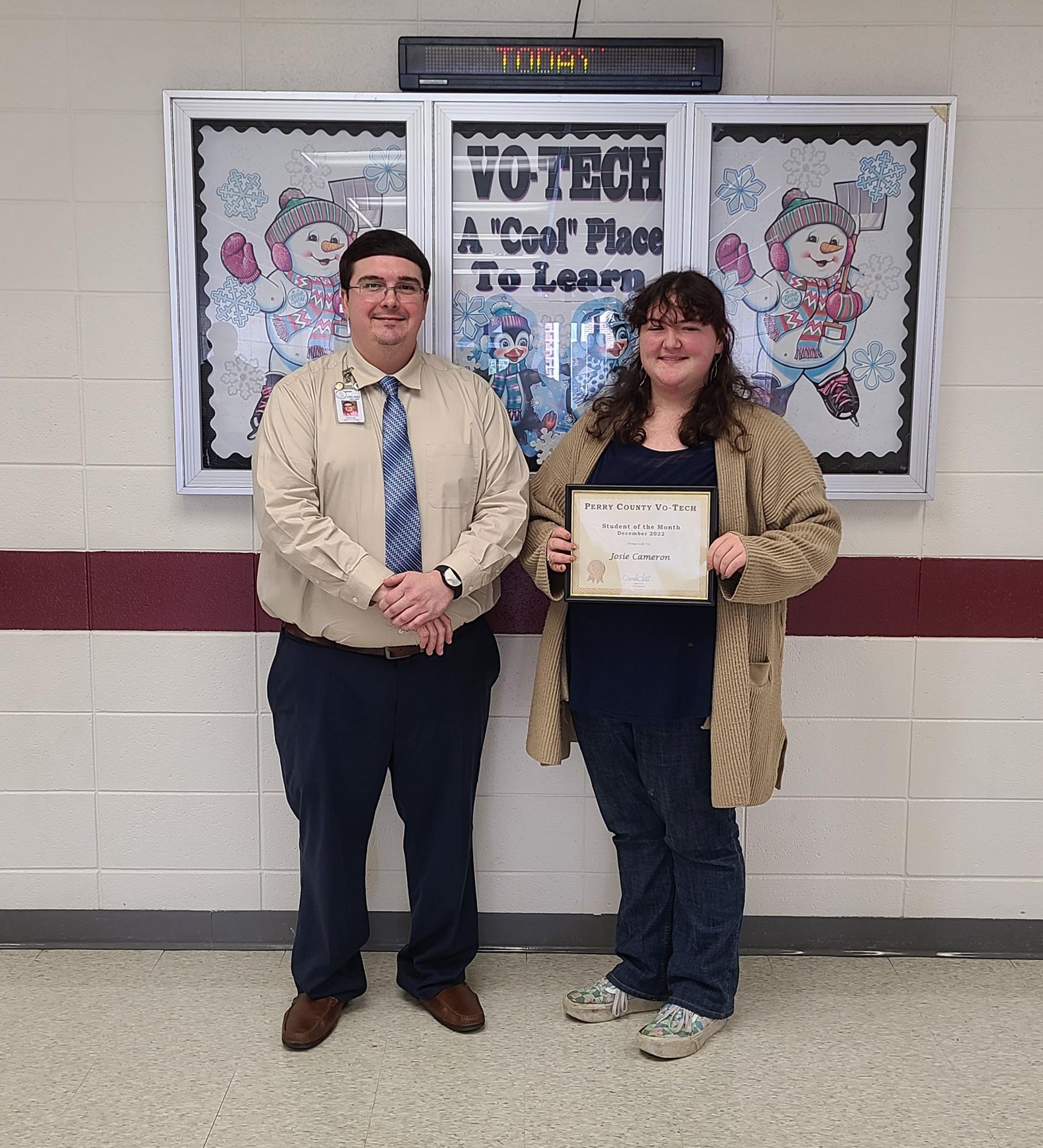 December Student of the Month