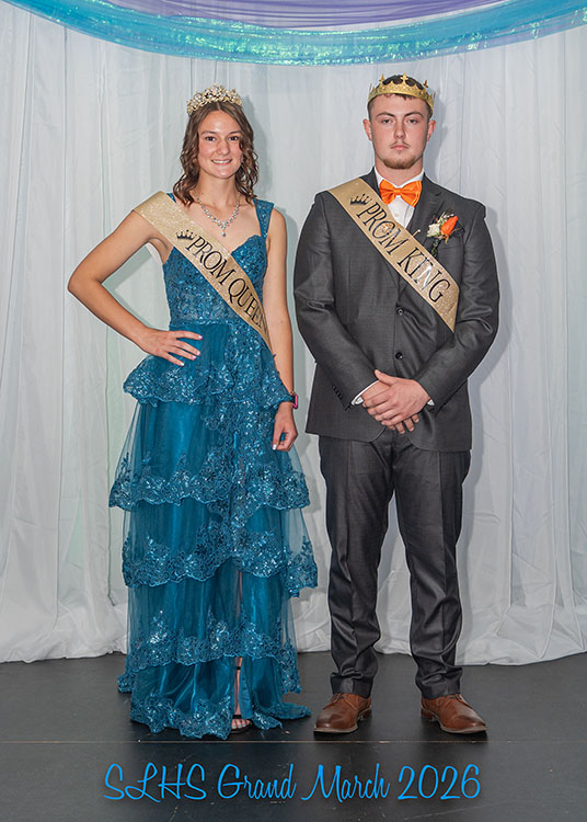 Queen Caty Brewer and King Steven Homan