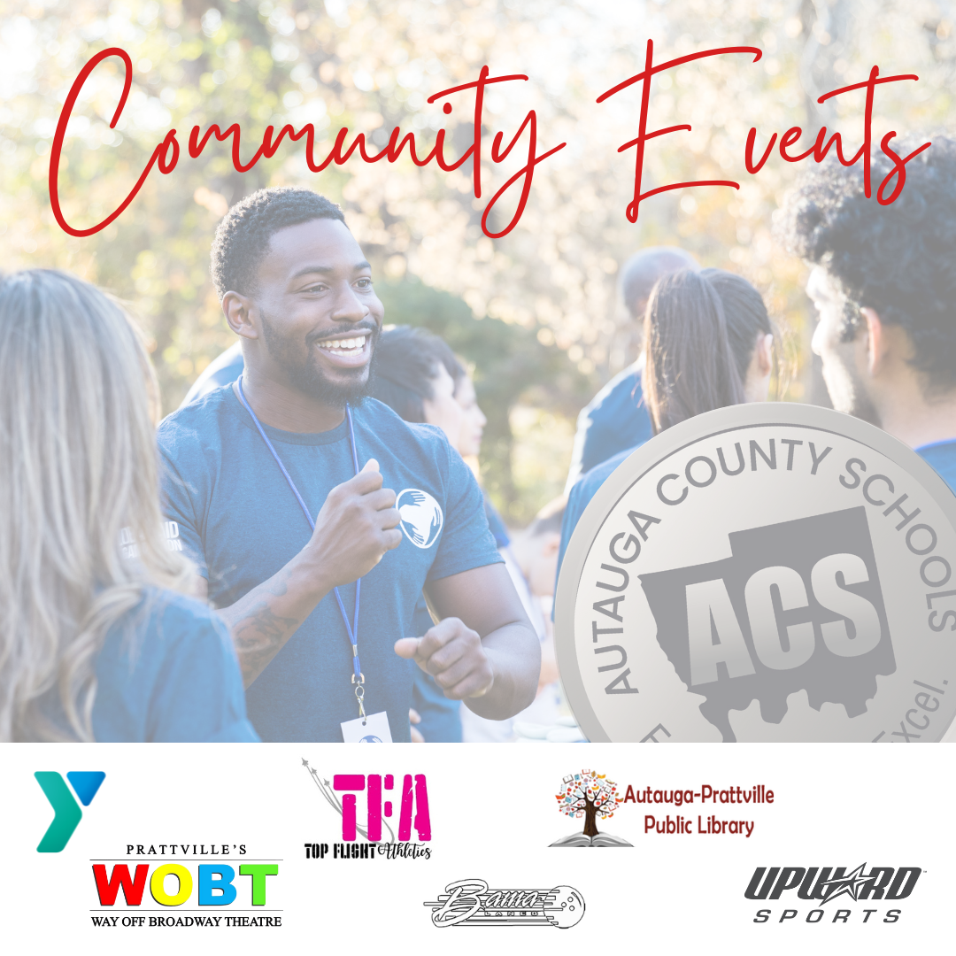 Community Events Graphic for August 2025