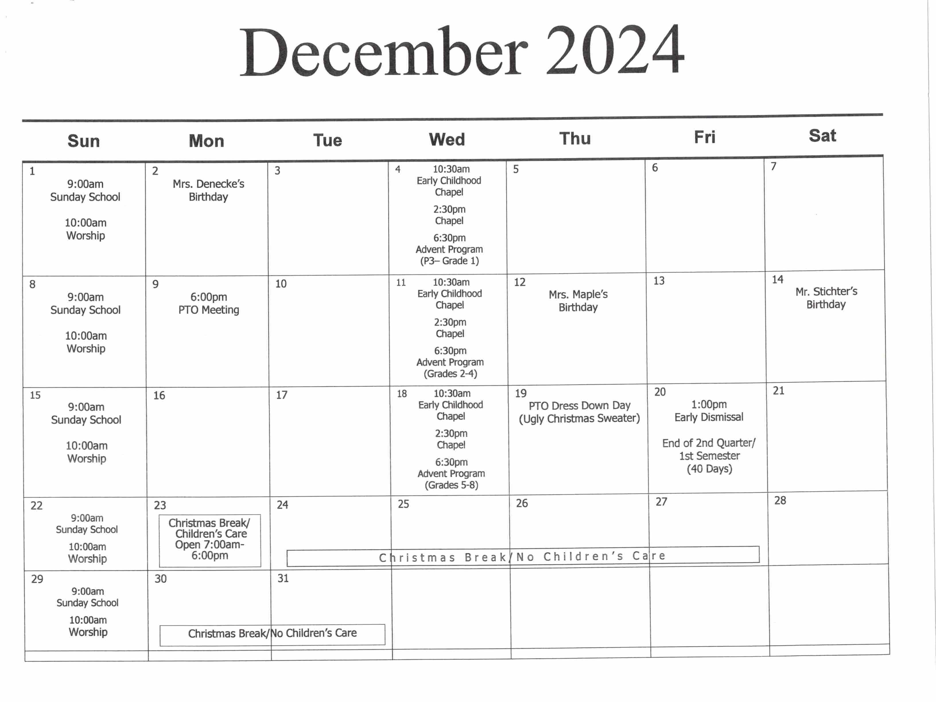 December 2024