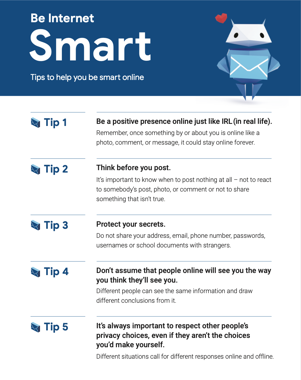 Be Interent Smart Tips