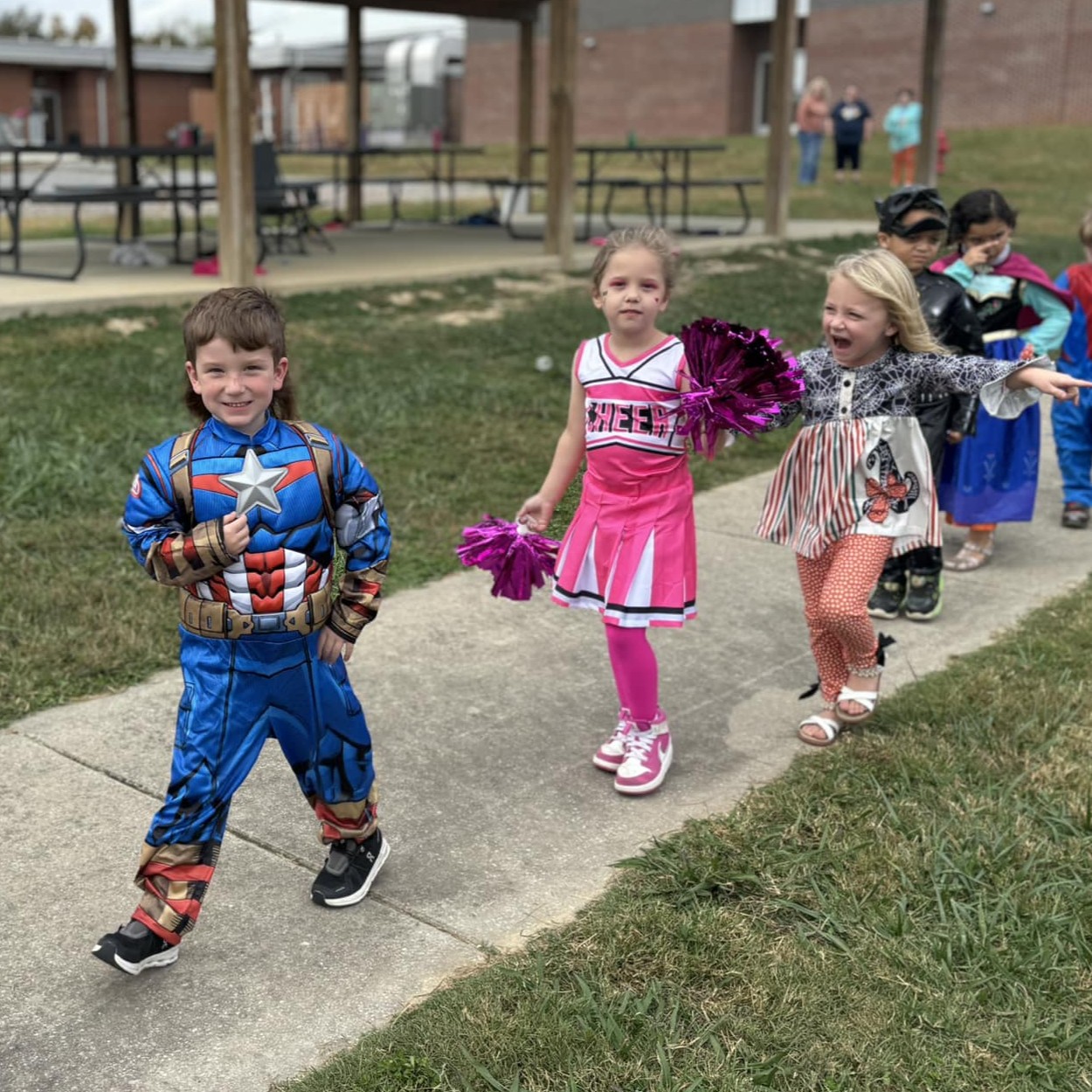 Chargers Costume parade