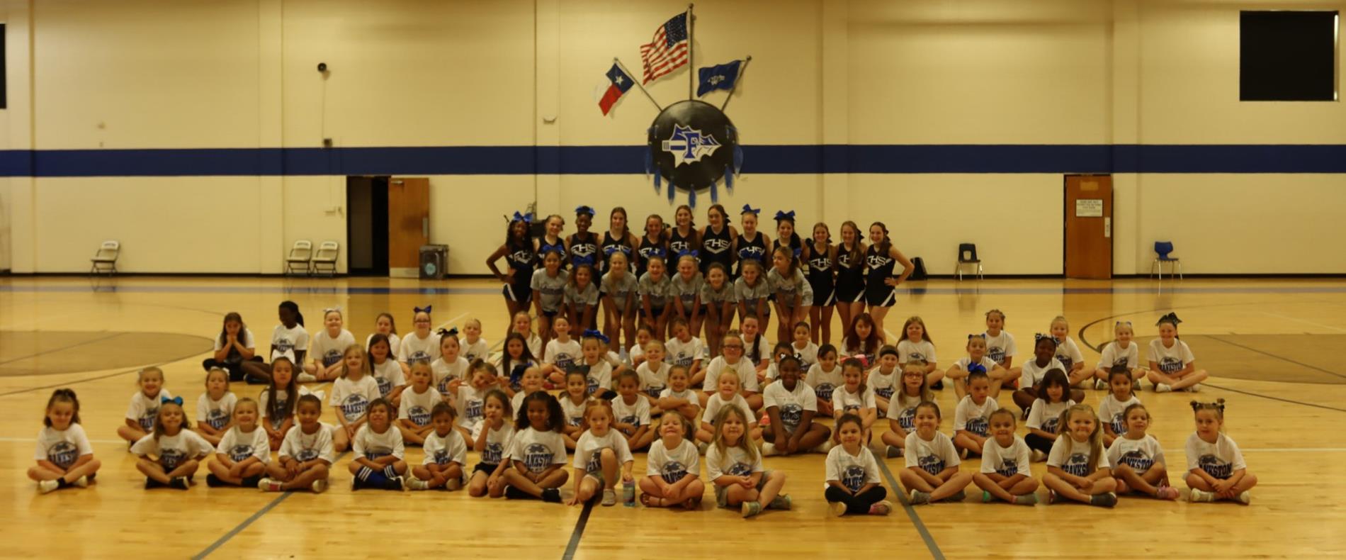 Cheer camp group picture