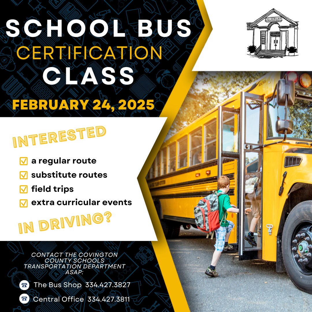 School Bus Certification Class