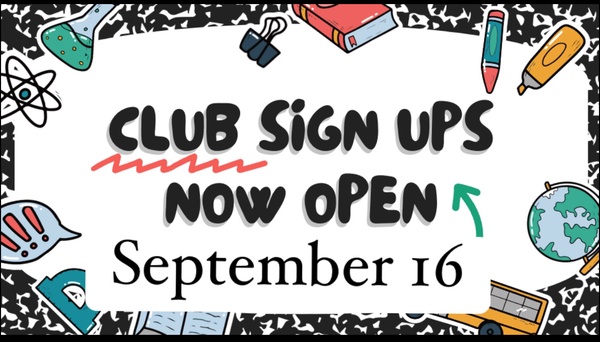 click here to sign up for clubs