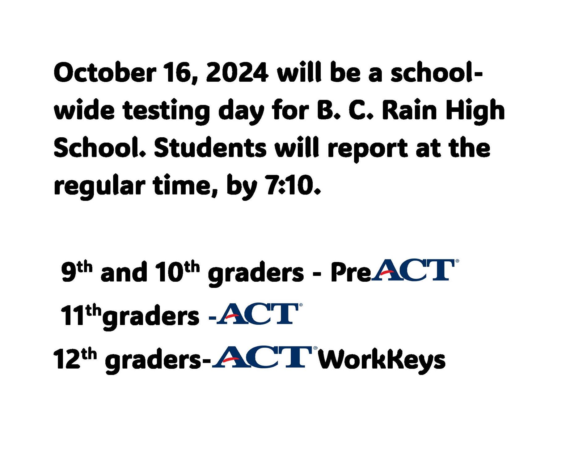 School-Wide Testing