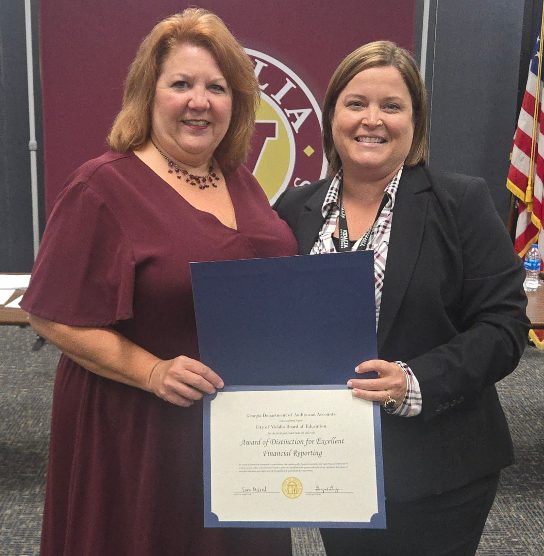 Norma Croft & Dr. Sandy Reid - Financial Excellence Award