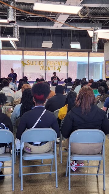 Ms. Ruby Williams held a suicide prevention awareness Program.