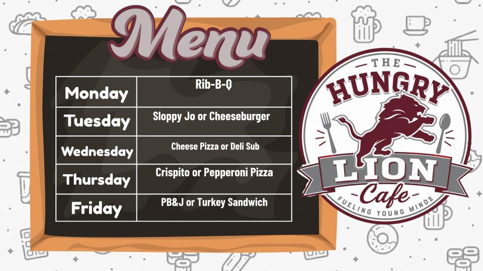 Lunch September 14-18