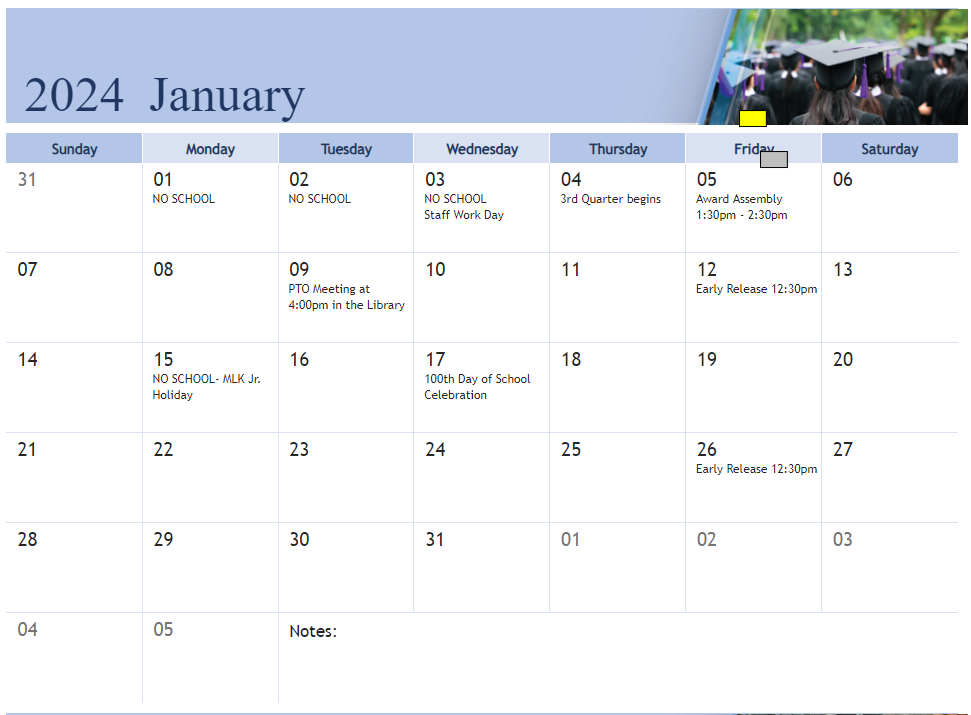 January activities