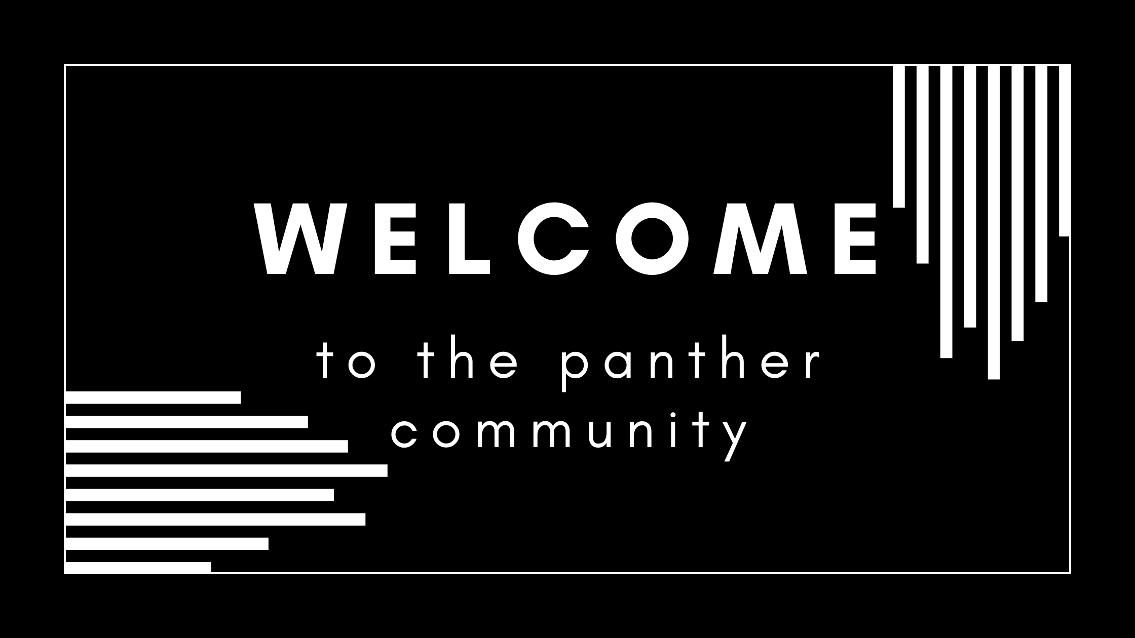 Welcome to the panther community