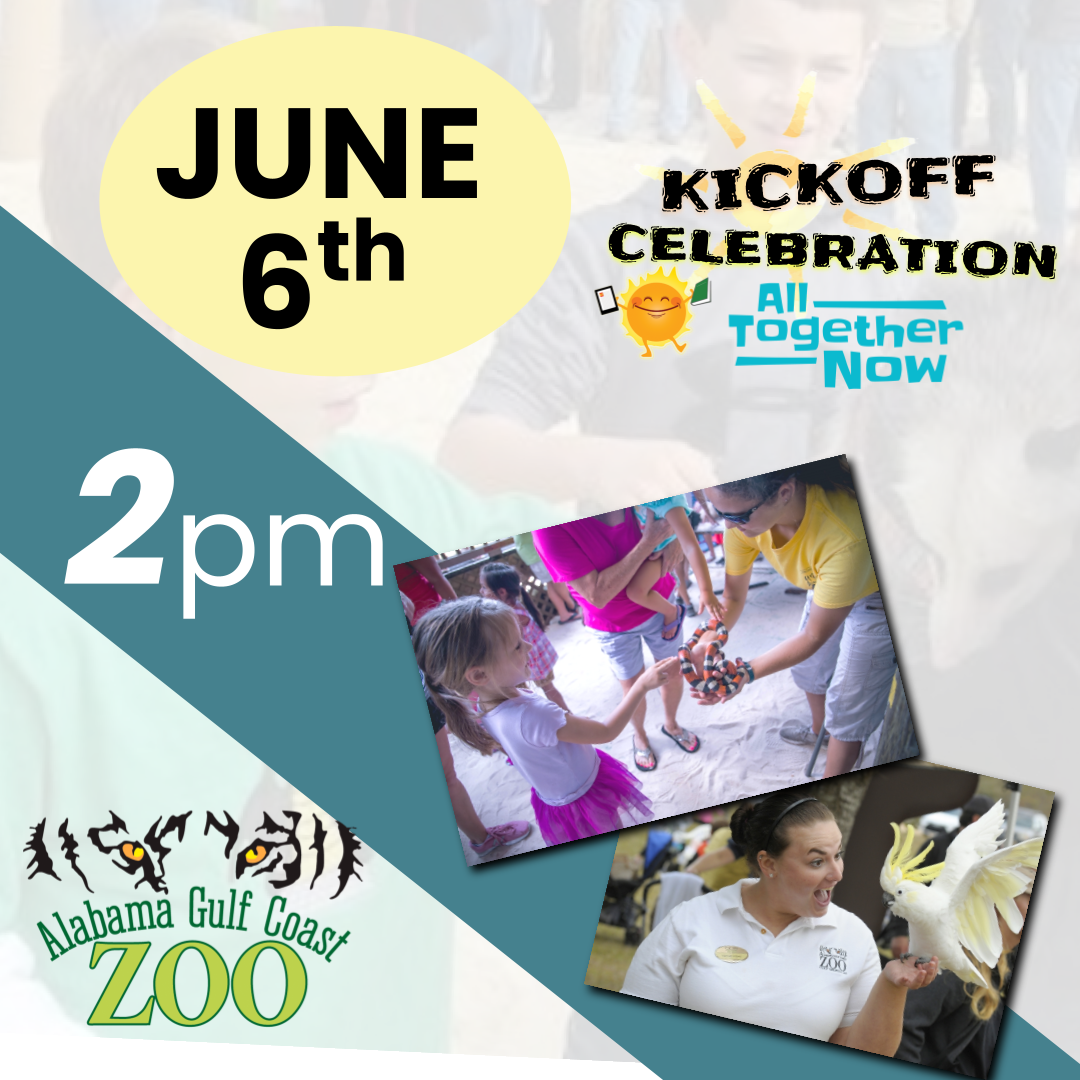 AL Gulf Coast Zoo animal Ambassadors onsite 2:00 p.m. to 3p.m. June 6, 2023