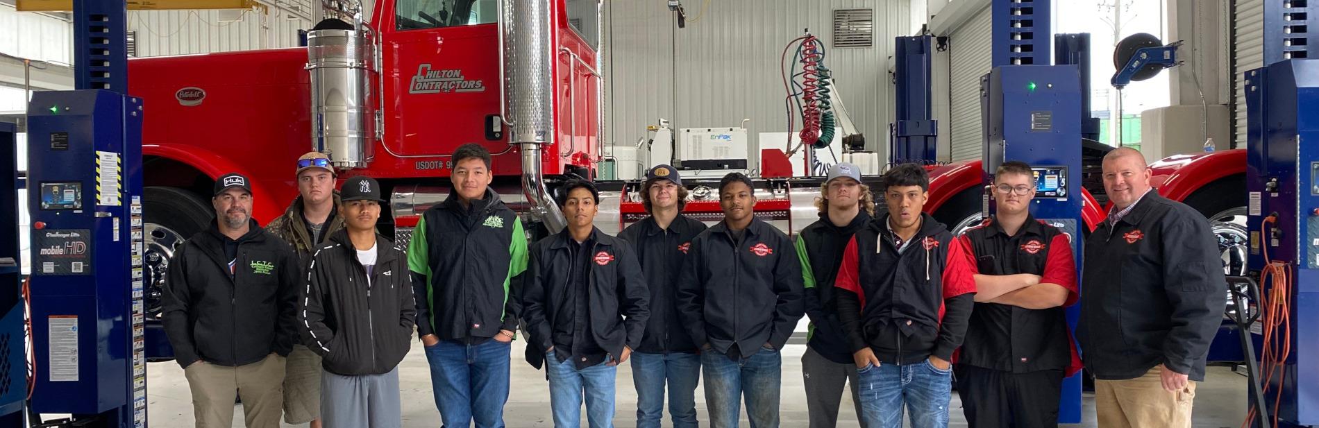 Auto Students Visit Chilton Contractors
