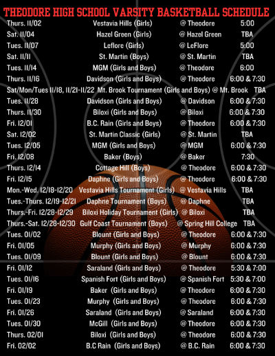 Basketball Schedule 