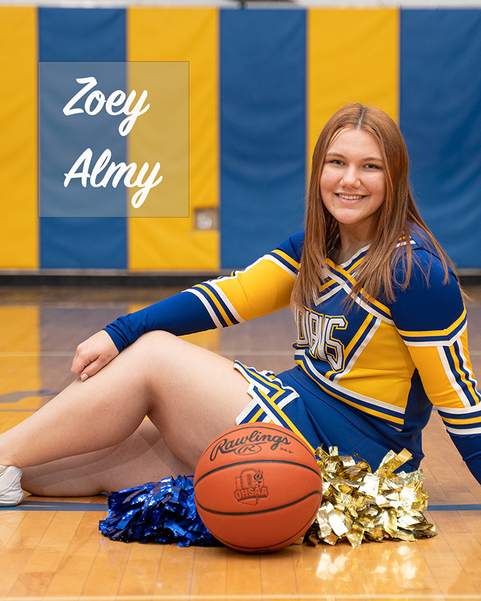 senior Zoey Almy