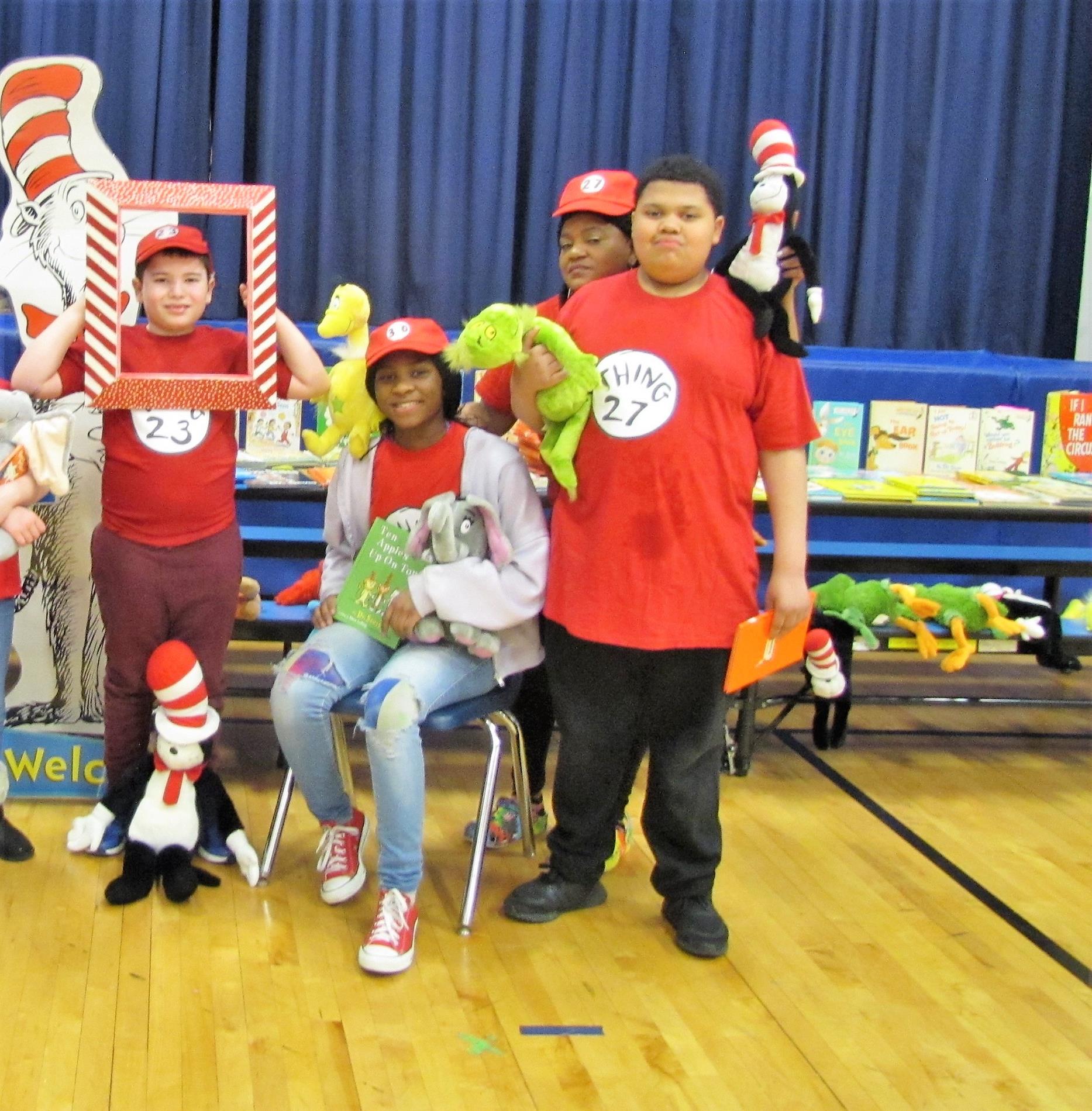 Dr. Seuss with Pink