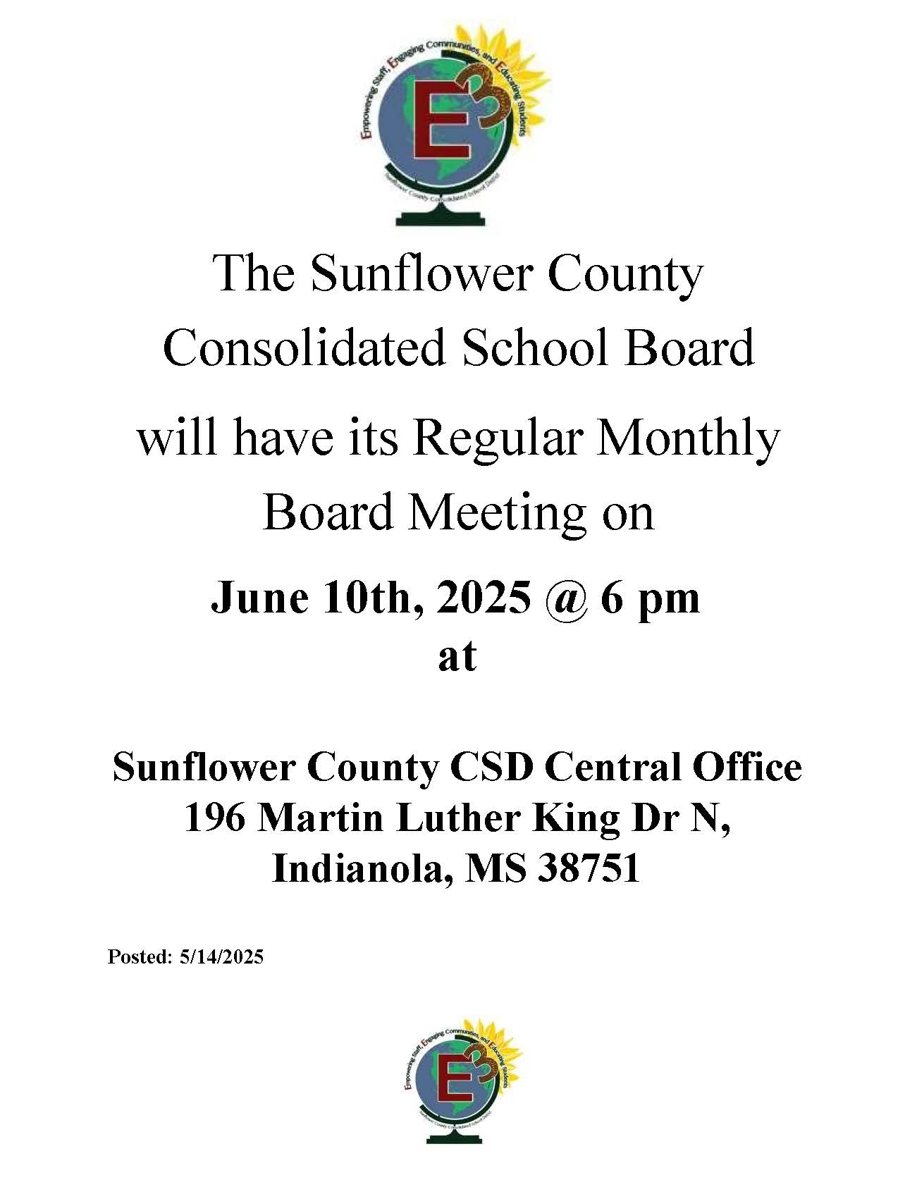 Sunflower County Consolidated School District