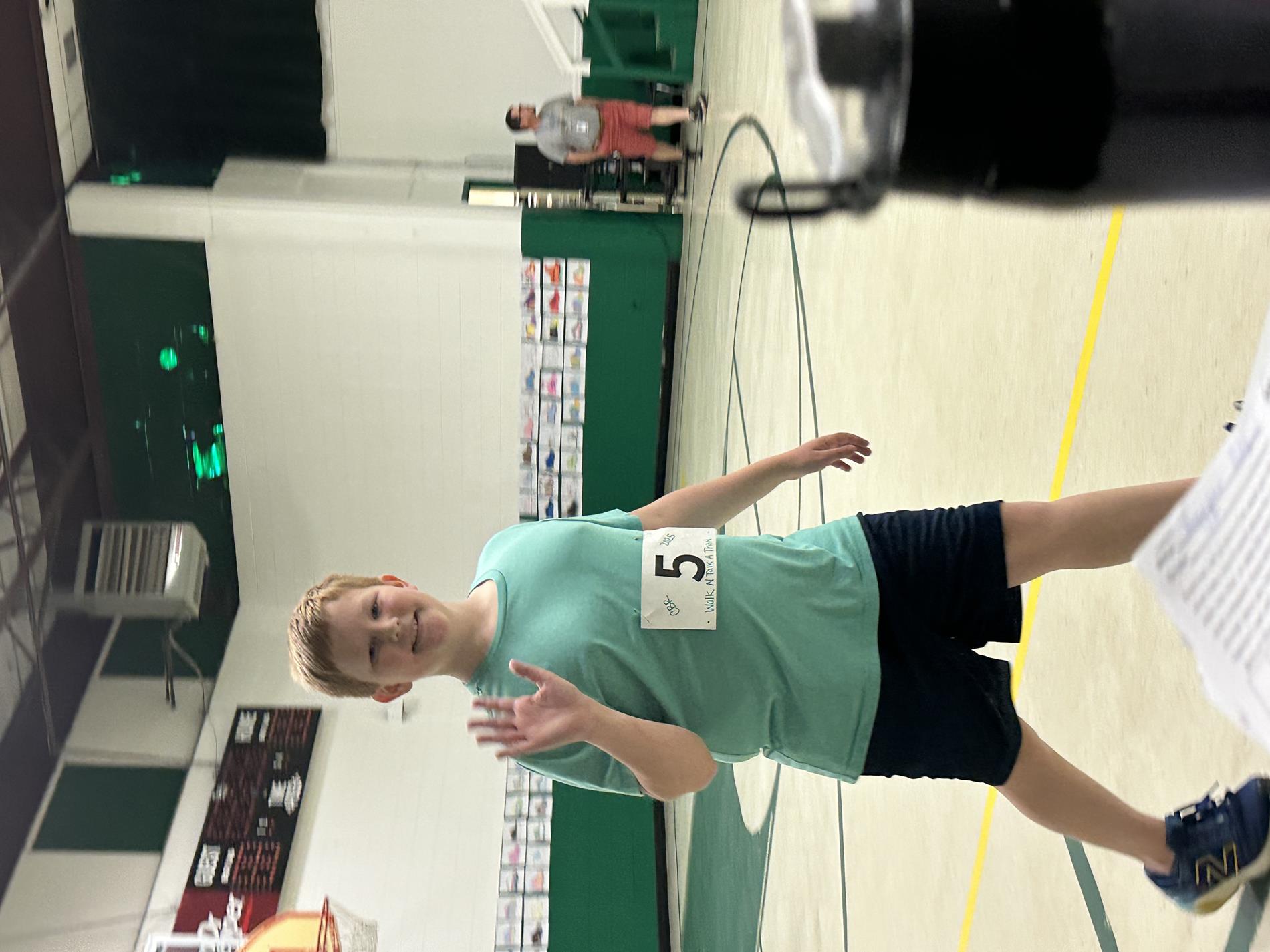 Finishing up our final mile of the walk-a-thon at CBR! 