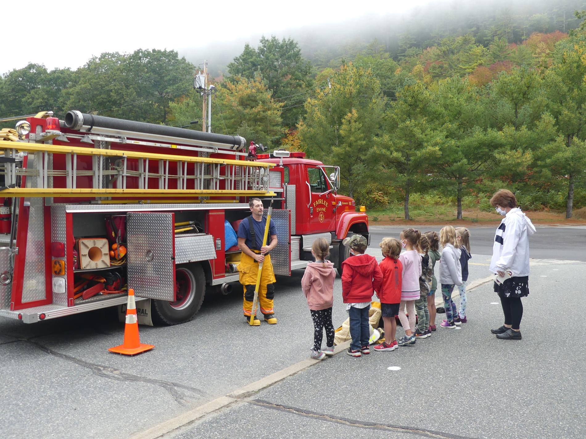 Fairlee Fire Dept visits SME