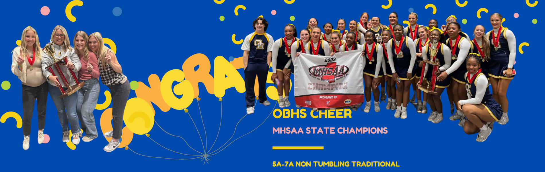 OBHS Cheer State Champions