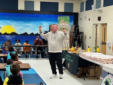 Pictures of the Food Fair Show Displayed at Hemingway Elementary School