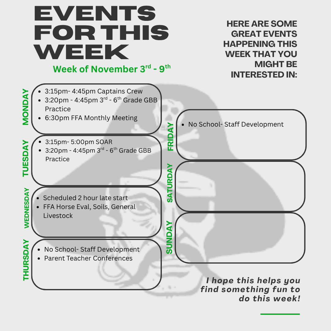 events happening this week 