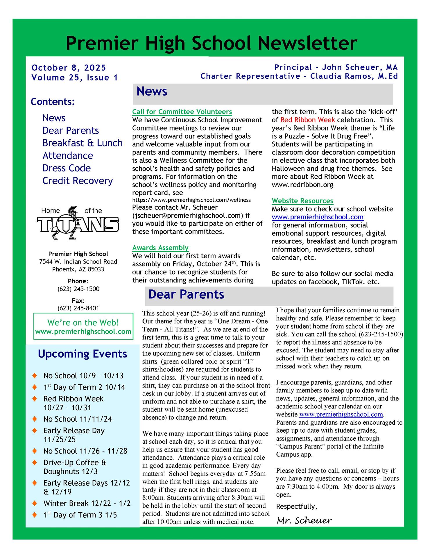 Newsletter English 5.23.25