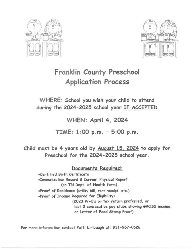 Pre K registration April 4th between 1 pm and 5 pm at your zoned school