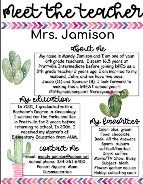 Meet the teacher