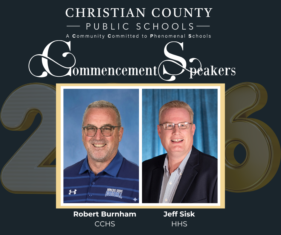 Picture of Commencement Speakers, Burnham and Sisk