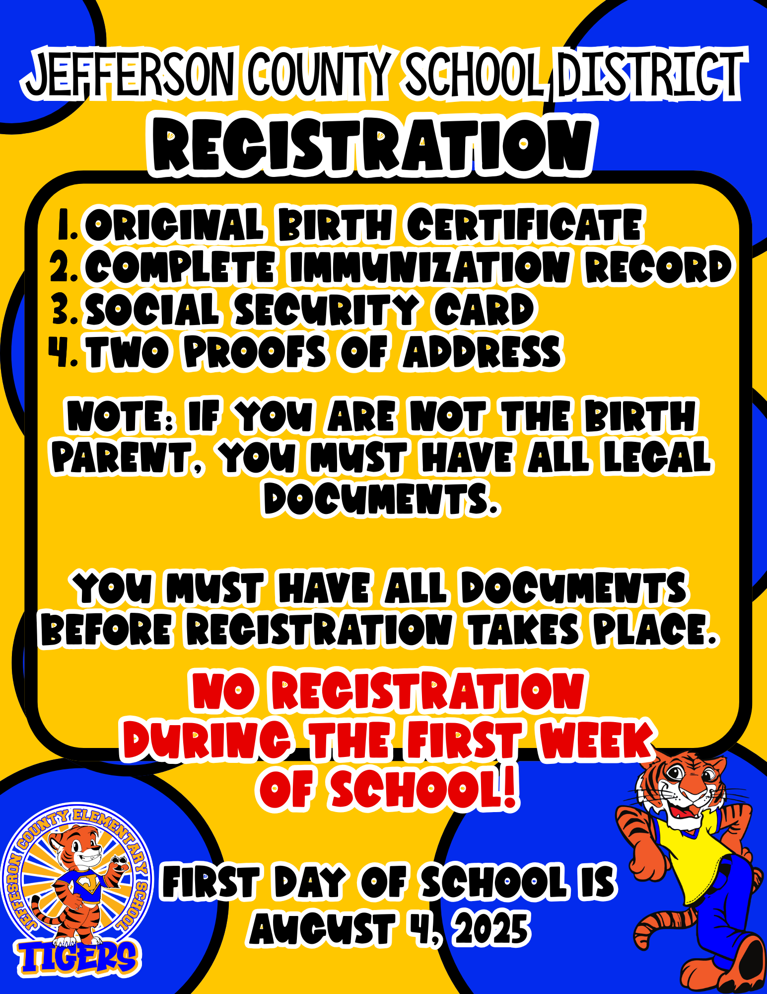 REGISTRATION REQUIREMENTS