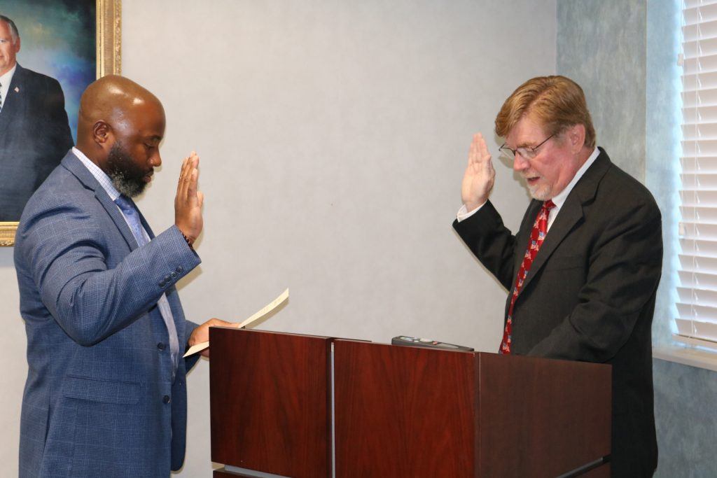 STC Board Member Brandon Boston and Emanuel County Probate Judge Don Wilkes
