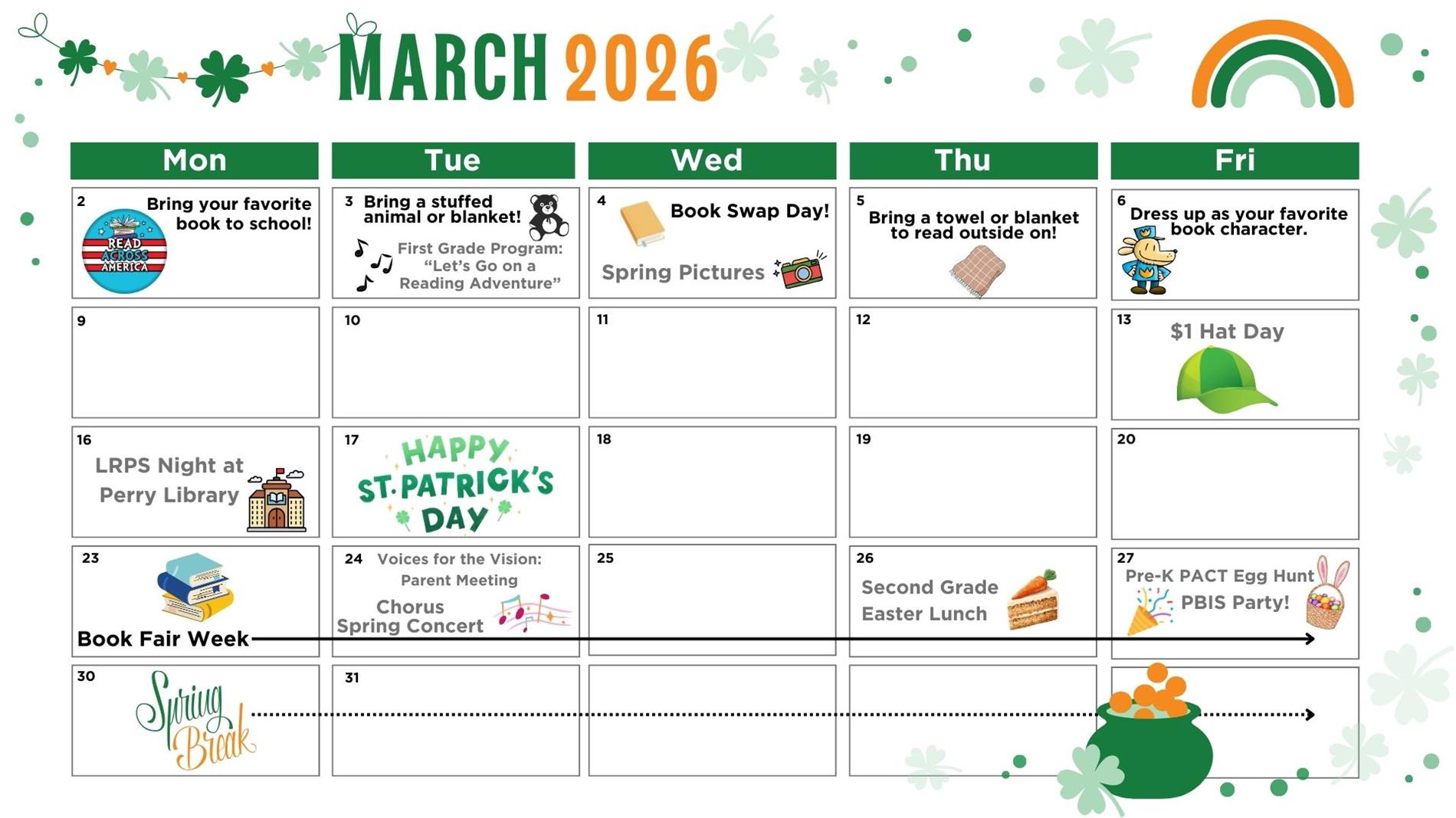 March 2026 Calendar