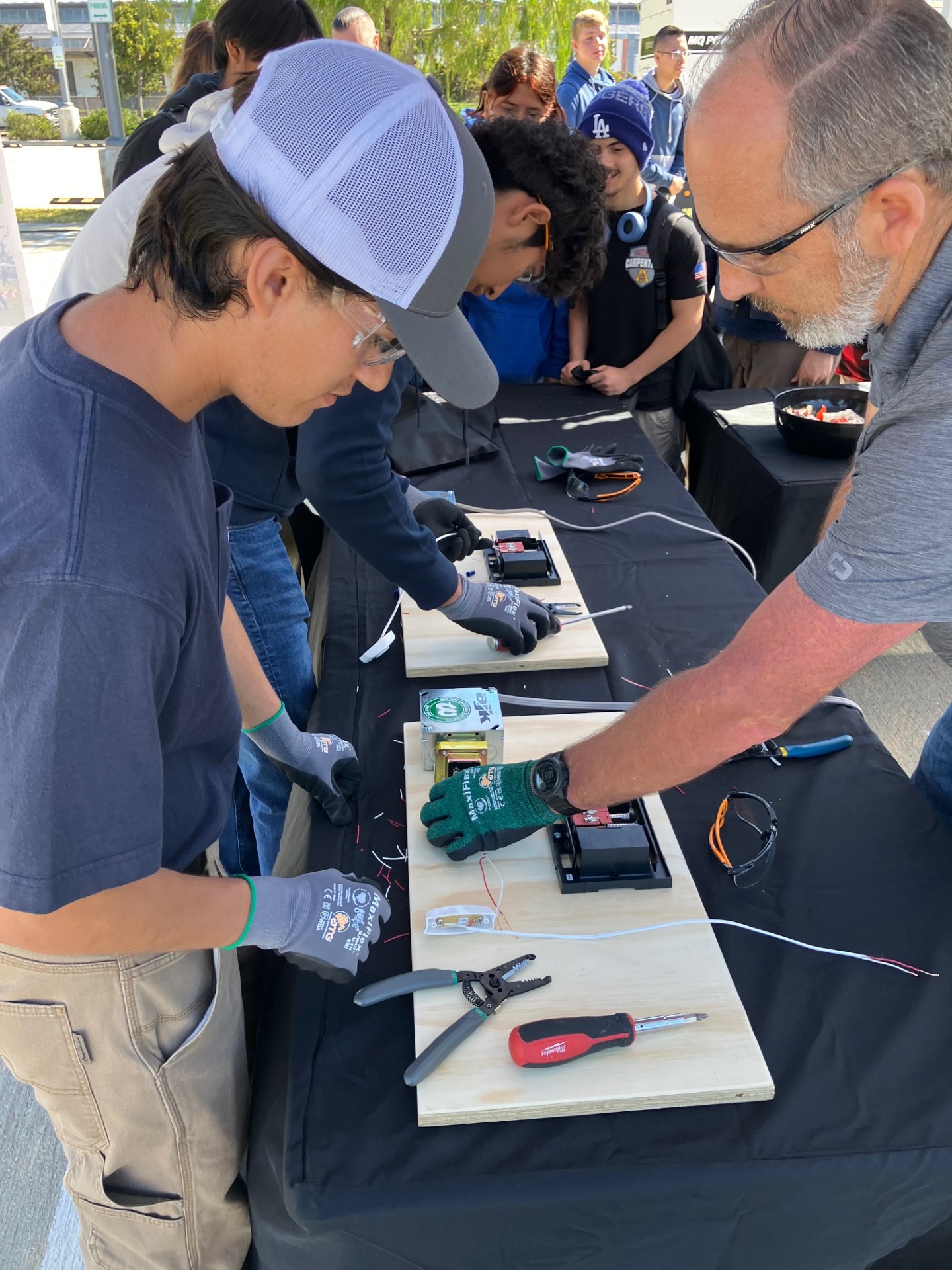 SMJUHSD Construction Students