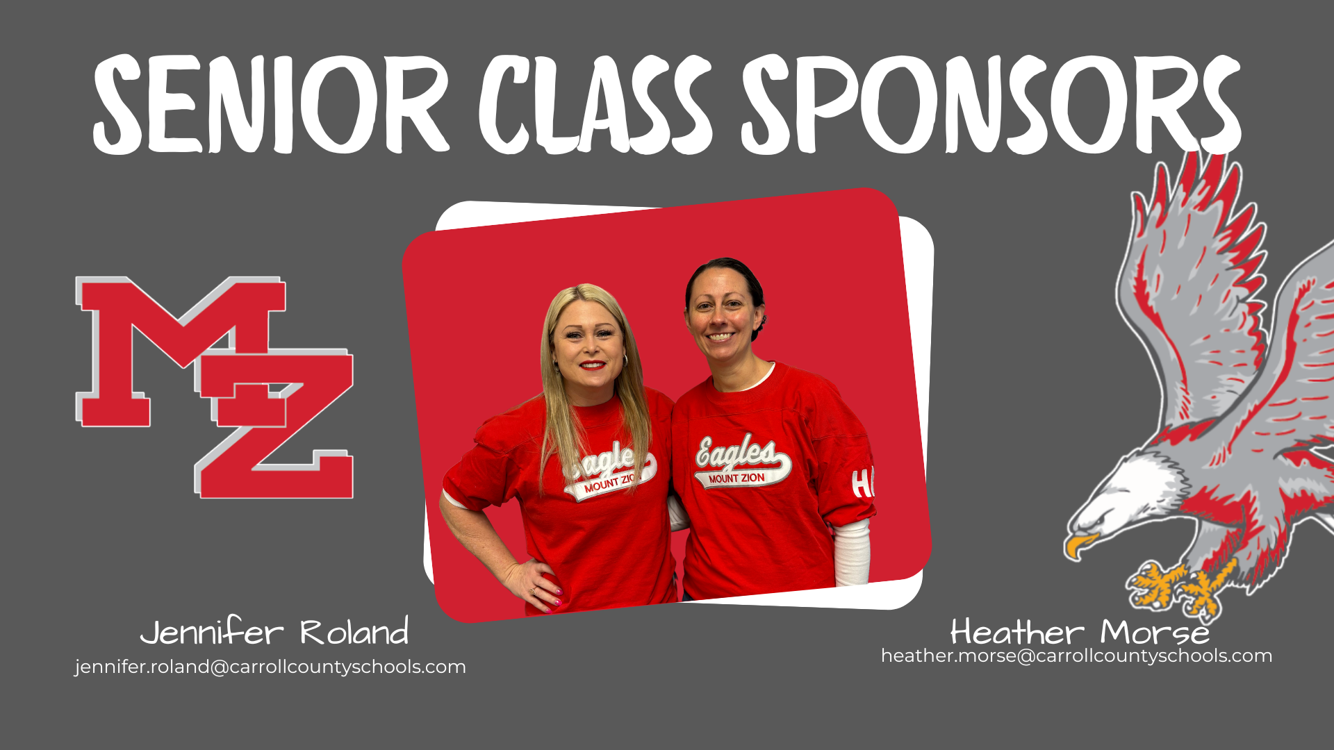 Senior class sponsors