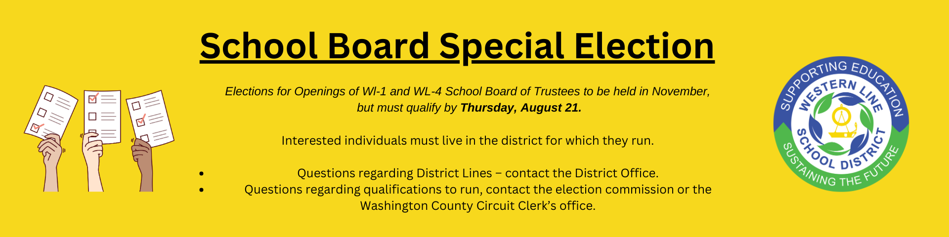 Special Called Election