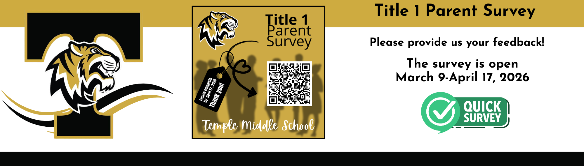 Please complete the Title 1 Parent Survey using the QR Code