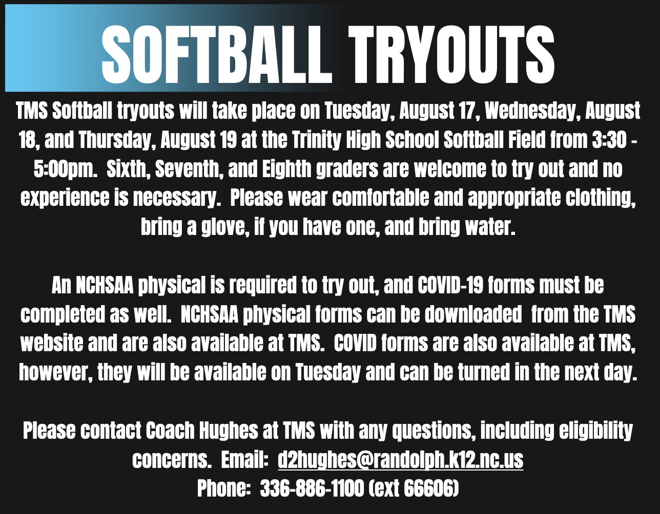 Softball Tryout Info Softball Tryout Info