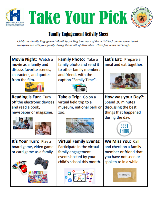 Family & Engagement Activity