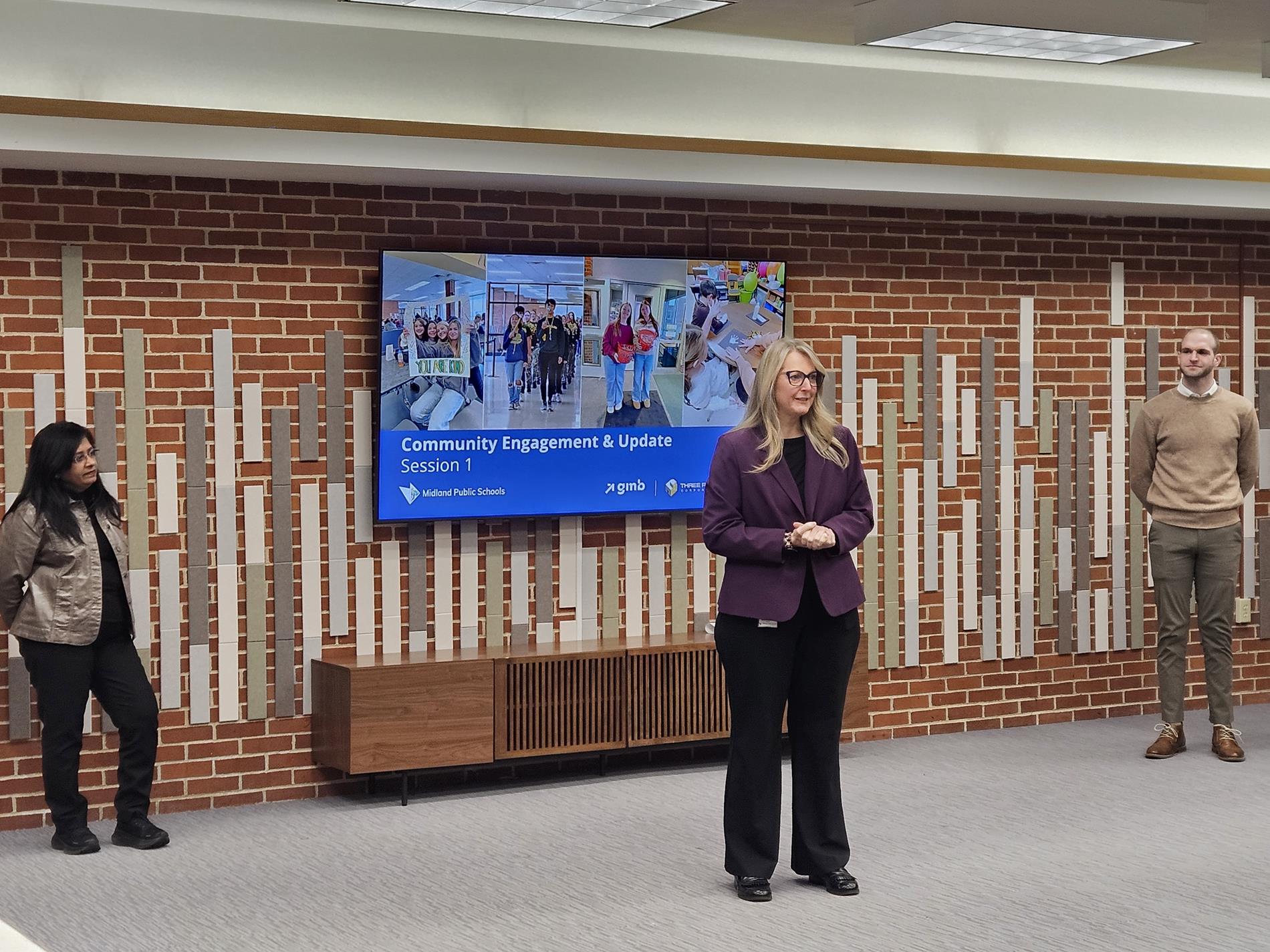 Superintendent Penny Miller-Nelson greets the group to the session