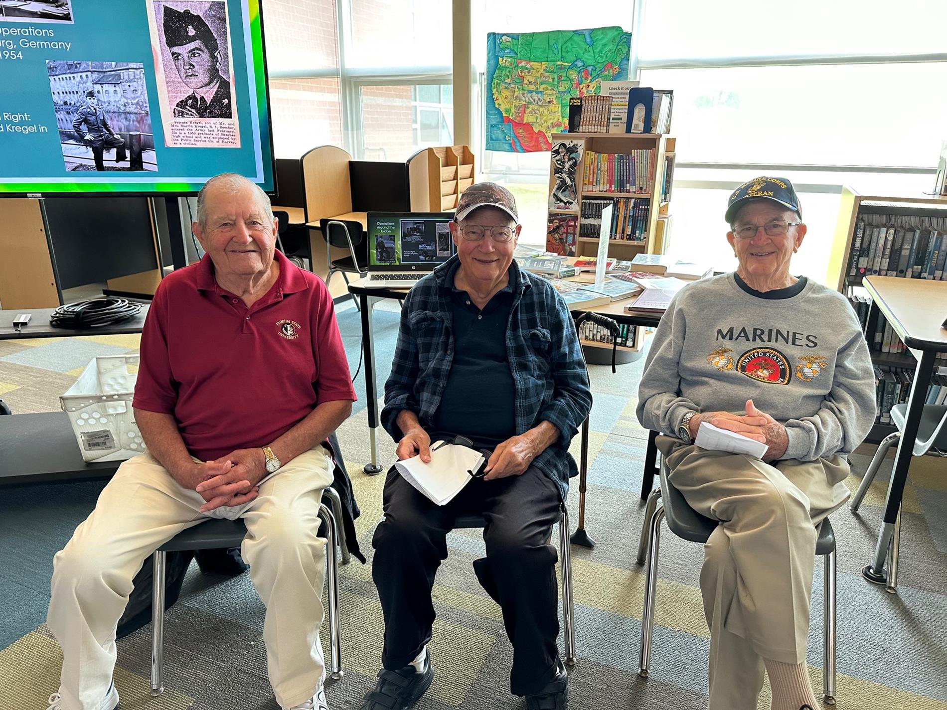 Korean War Veterans visit BJHS