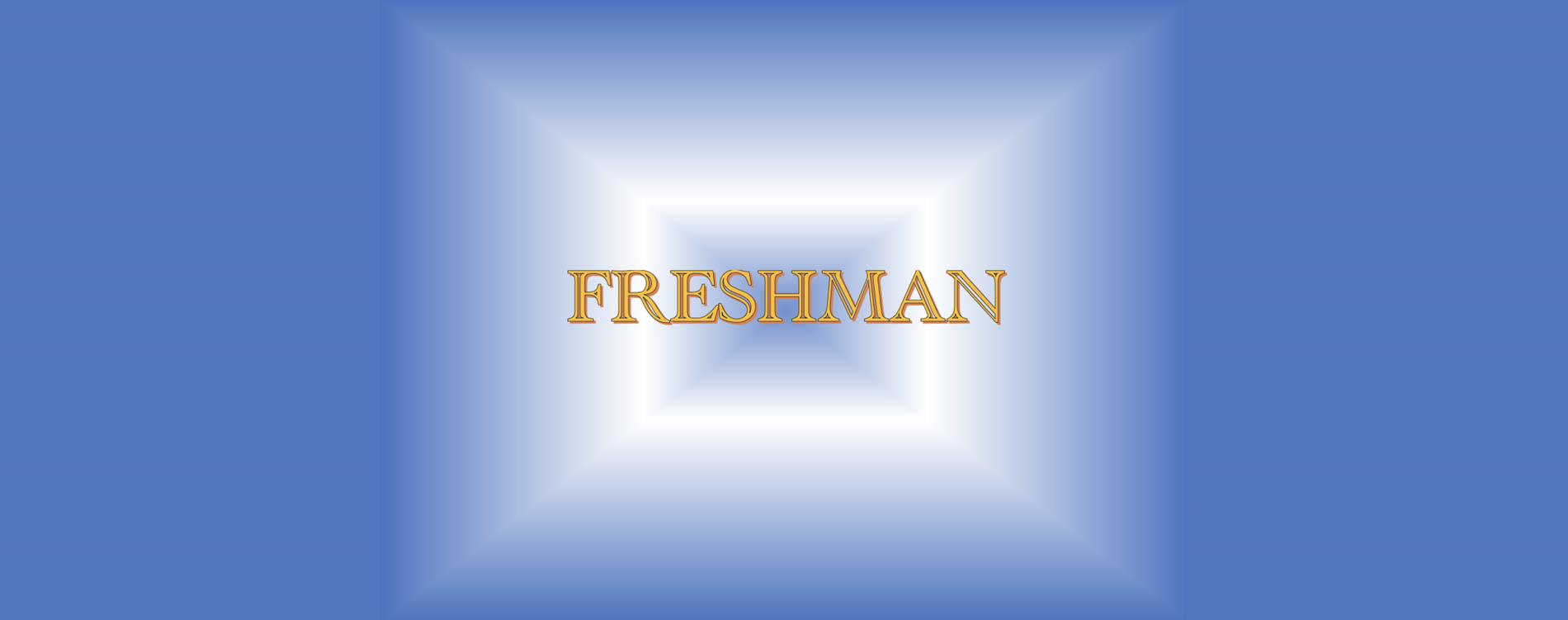 Freshman banner