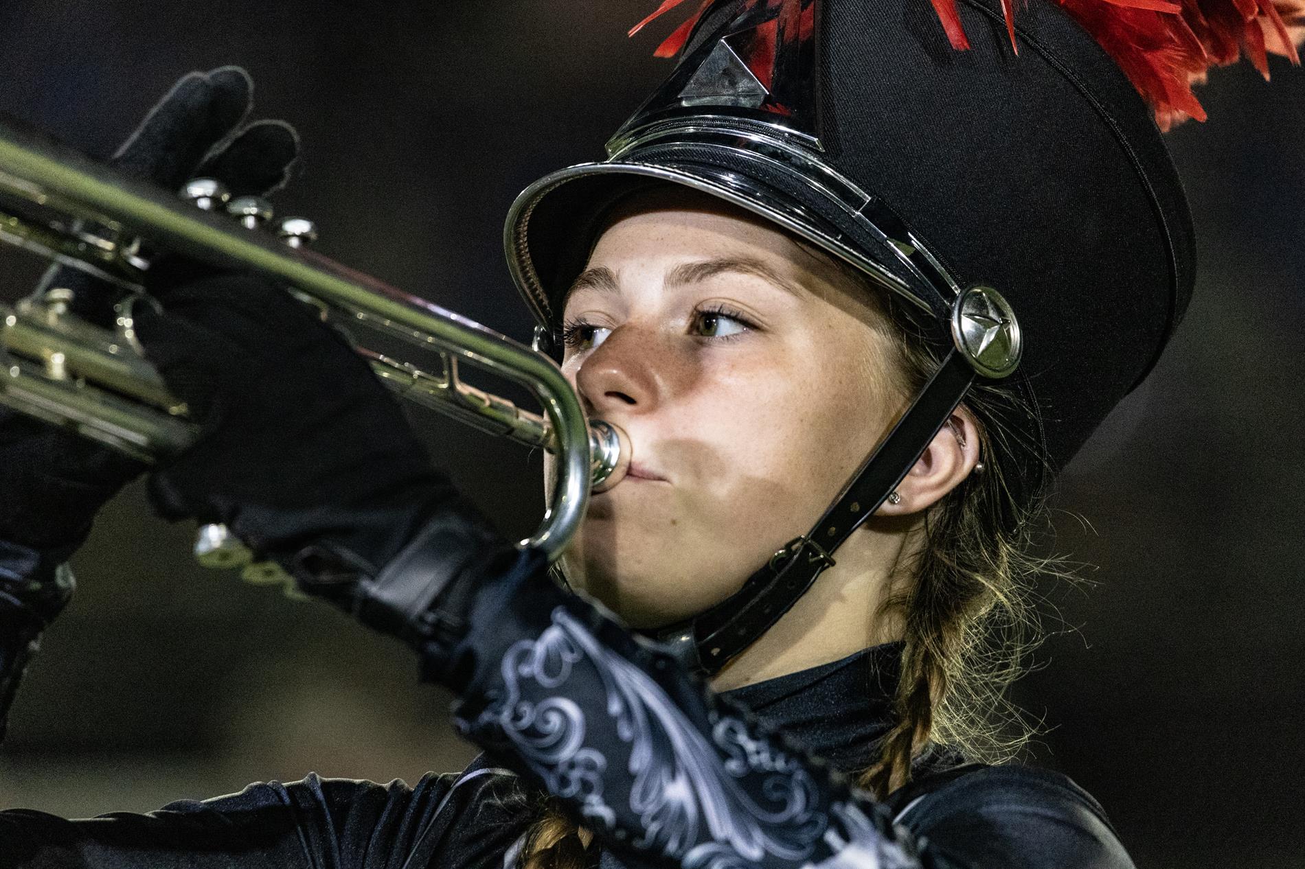 Ingram Tom Moore High School marching band performance in the Bandera game.