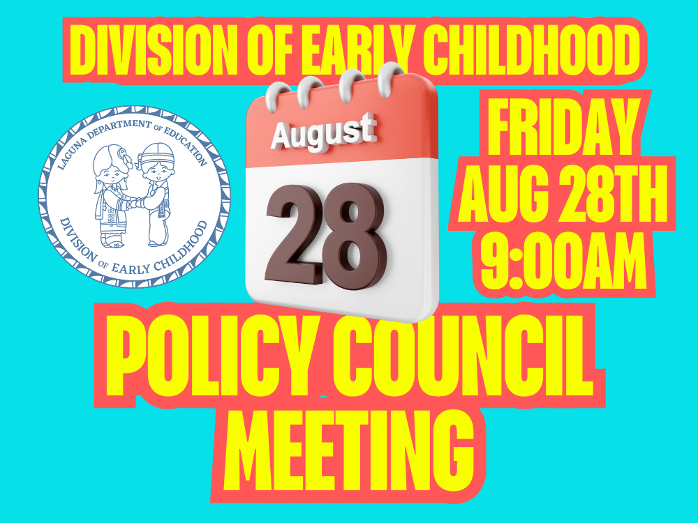 DEC Policy Council Meeting August 28th @9am