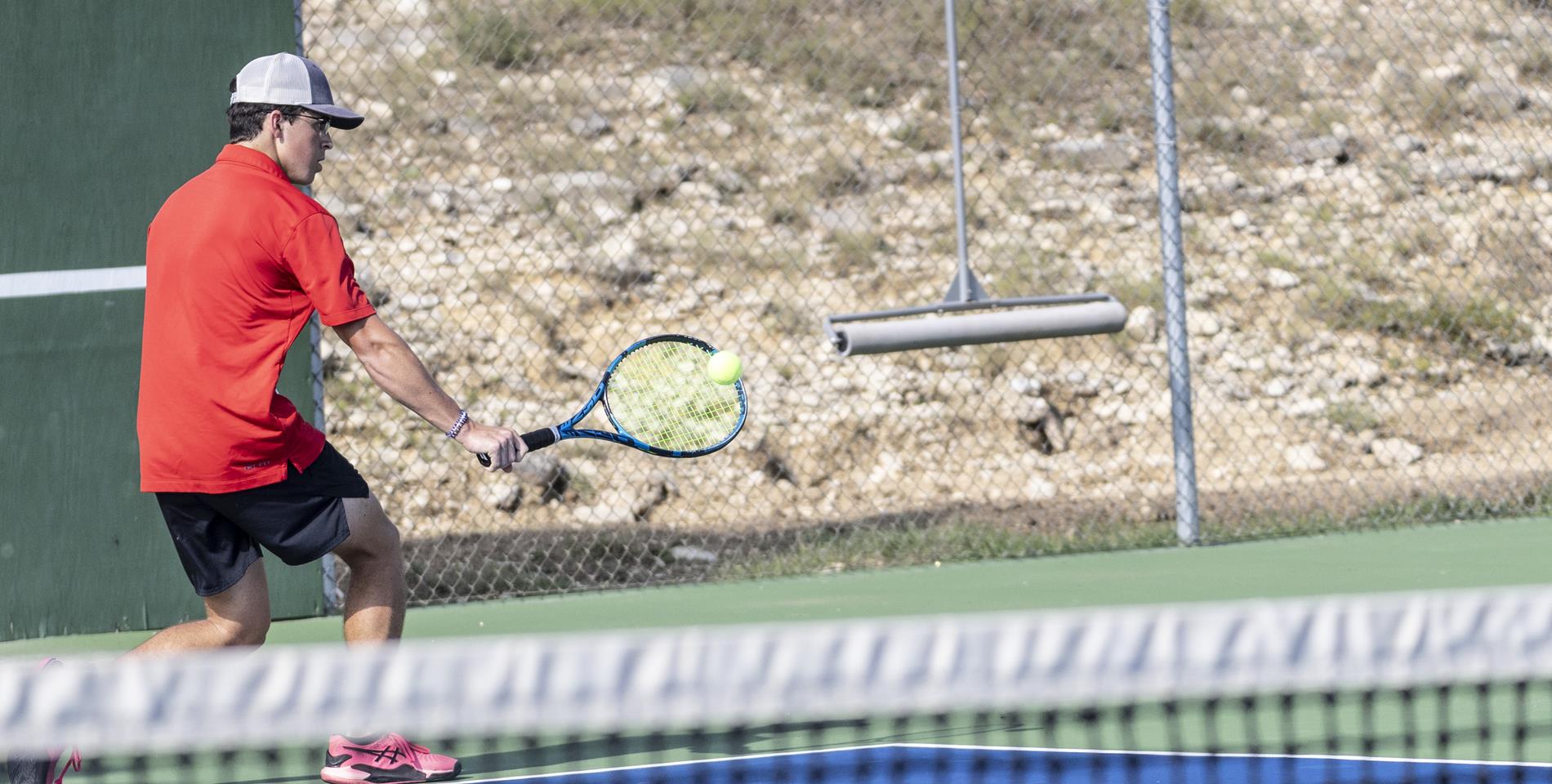 Ingram Tom Moore team tennis vs. Canyon Lake on Sept. 4, 2024